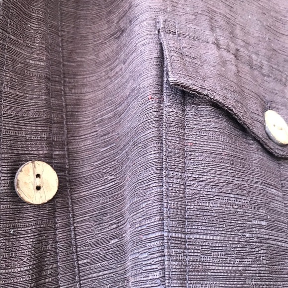 100% Silk brown jacket/blazer - Picture 3 of 4